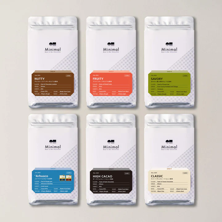 Minimal 定番板チョコレート（製品画像／イメージ）