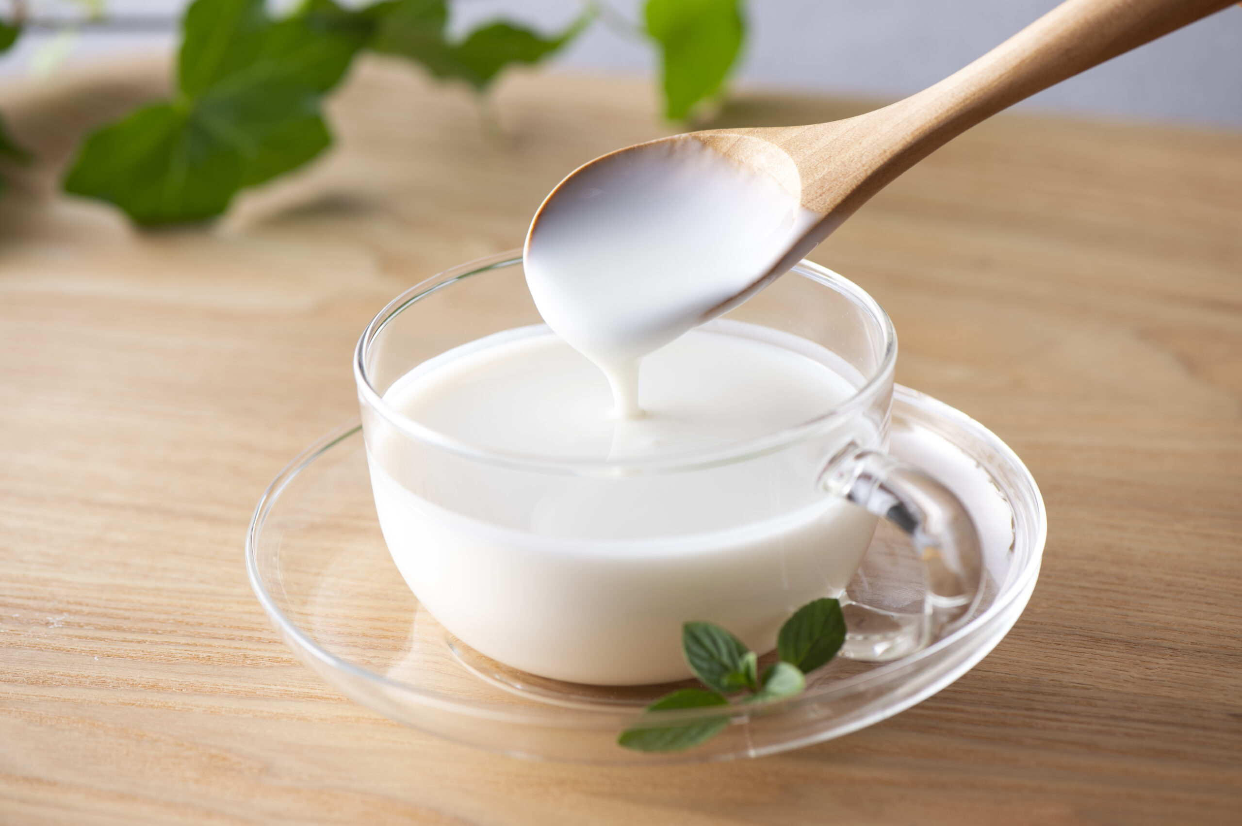 ヨーグルトのテーブルコーディネート（イメージ）